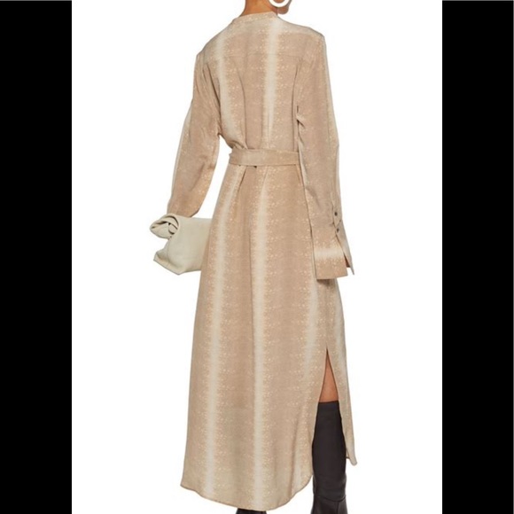 EQUIPMENT FEMME Connell Silk Crepe de Chine Maxi Shirt Dress - Picture 12 of 13